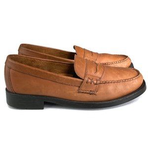 Bass Weejuns Brown Leather Penny Loafers 7M